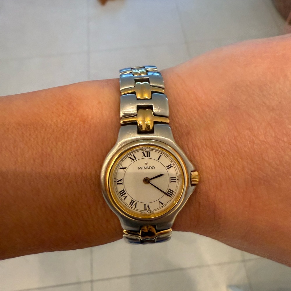 Movado Two-Tone Women's Watch museum classic
